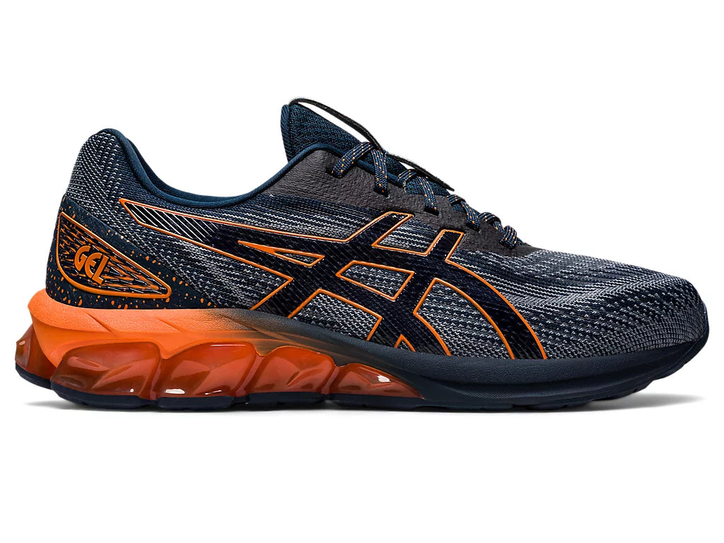 Navy asics trainers hotsell