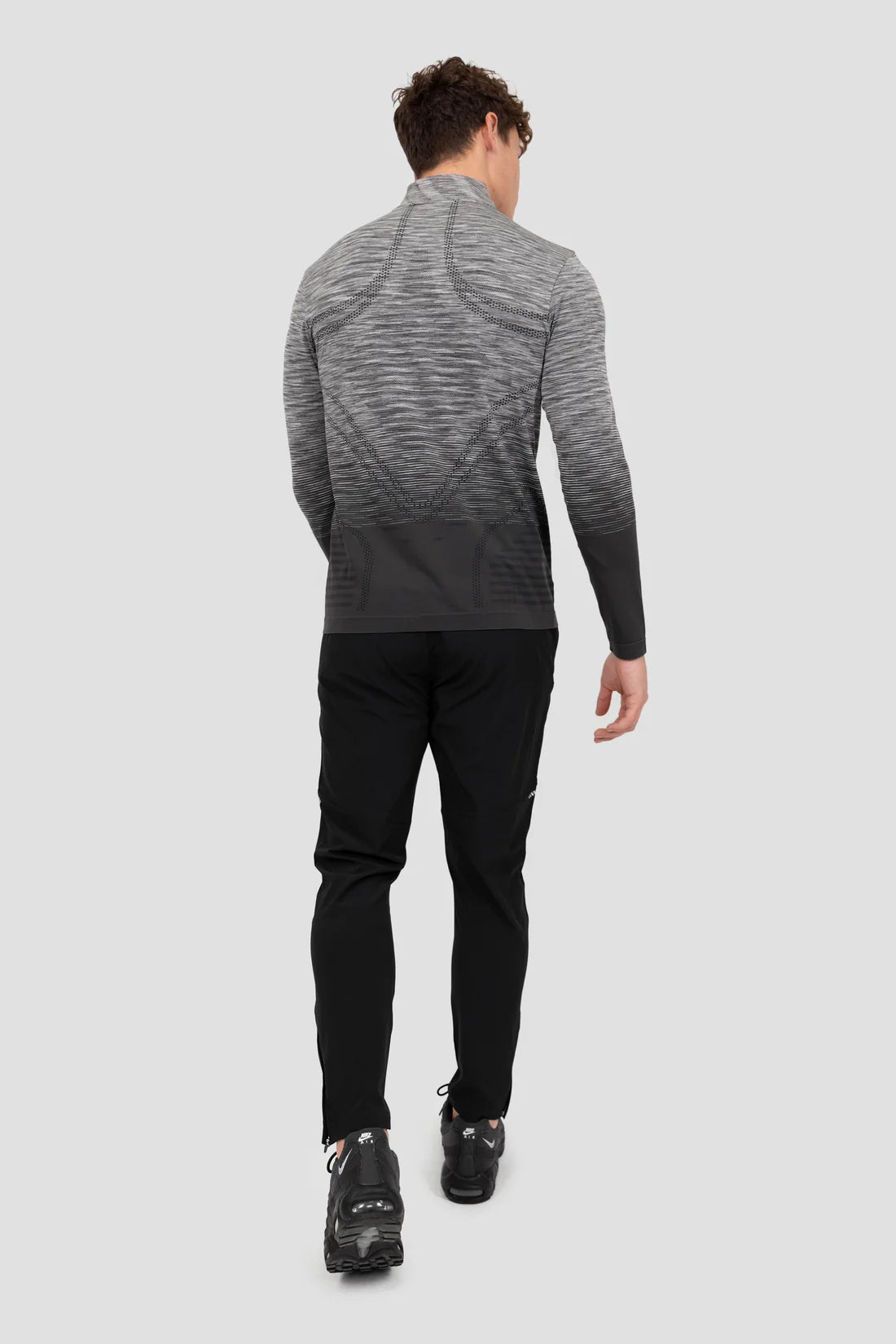 Montirex Seamless 1/4 Zip Set - Grey/Black