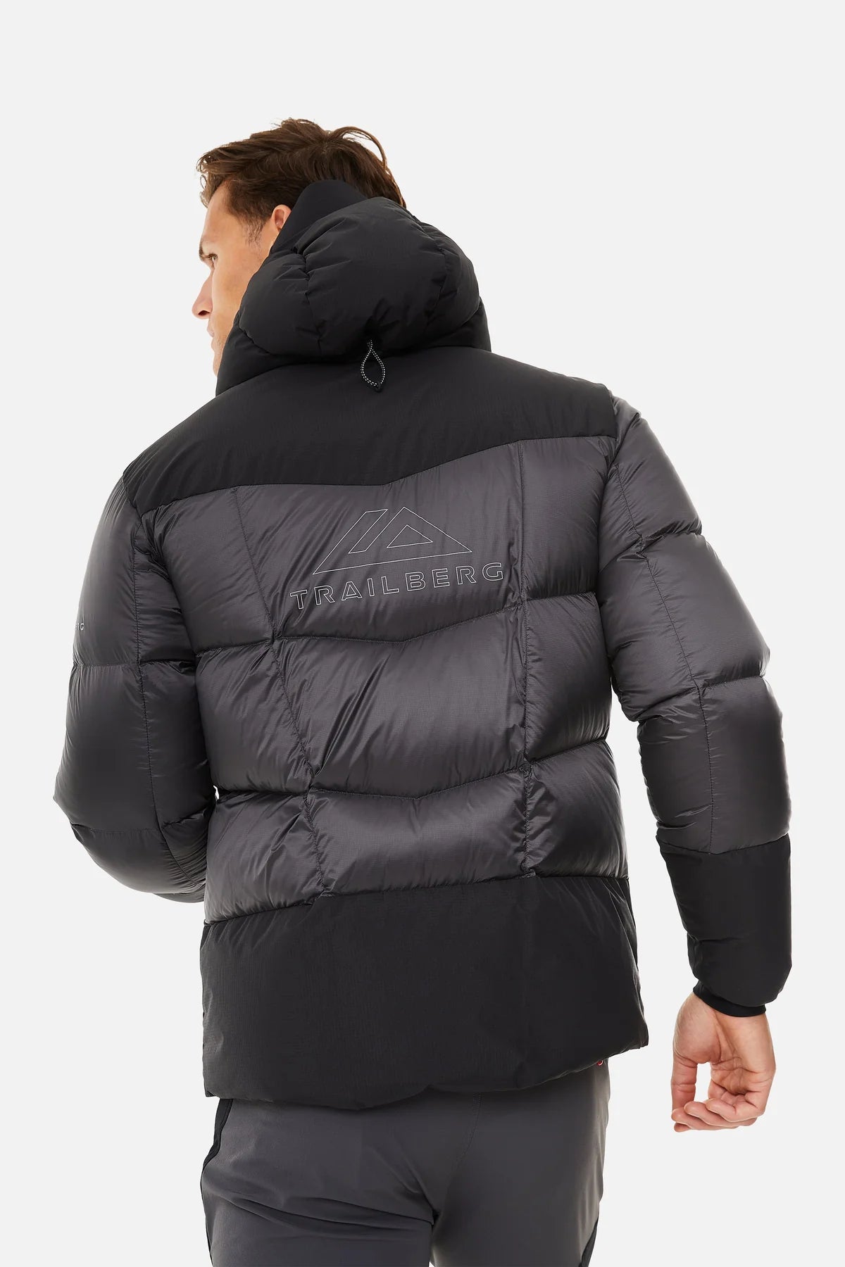 Trailberg Eiger Puffer Jacket - Black/Grey