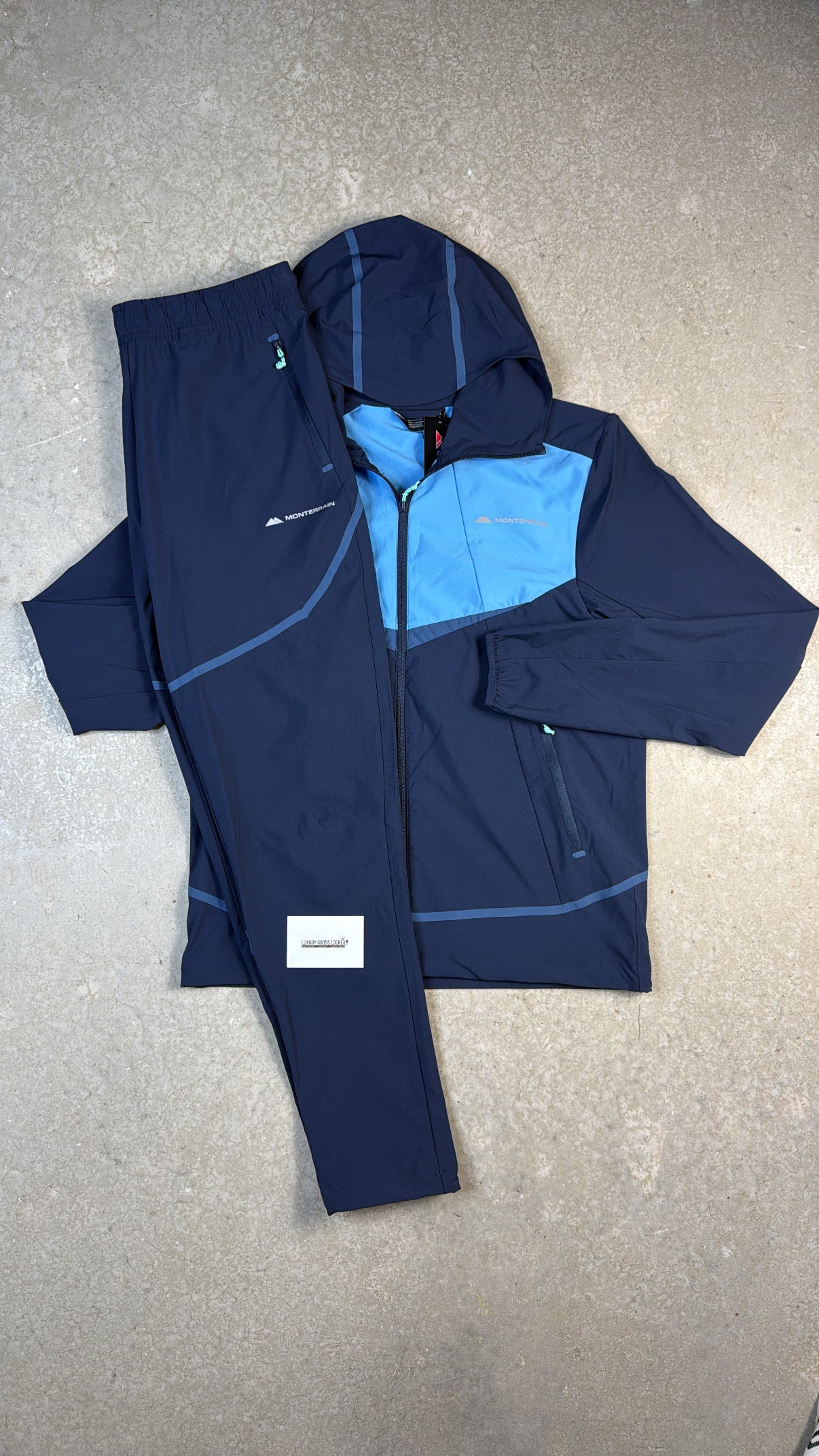 Monterrain Defence Woven Tracksuit - Navy/Blue