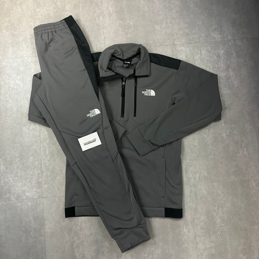 The North Face 1/2 Zip Tracksuit Dark Grey