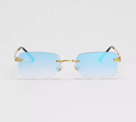 Ombra "Milan" Sunglasses Blue Mirror