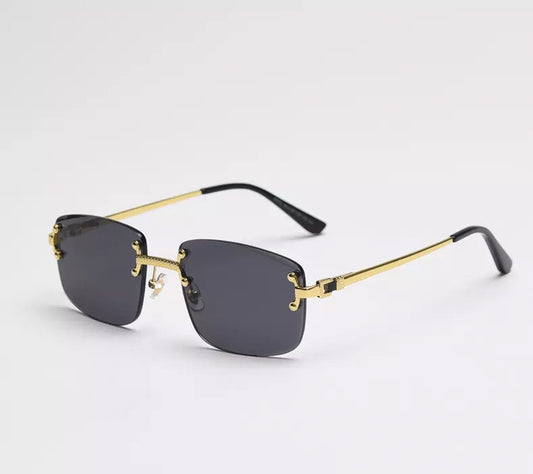 Ombra "Monte Carlo" Sunglasses Black/Gold