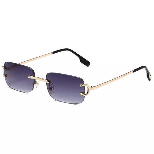 Ombra "Carti" Sunglasses Gold/Grey