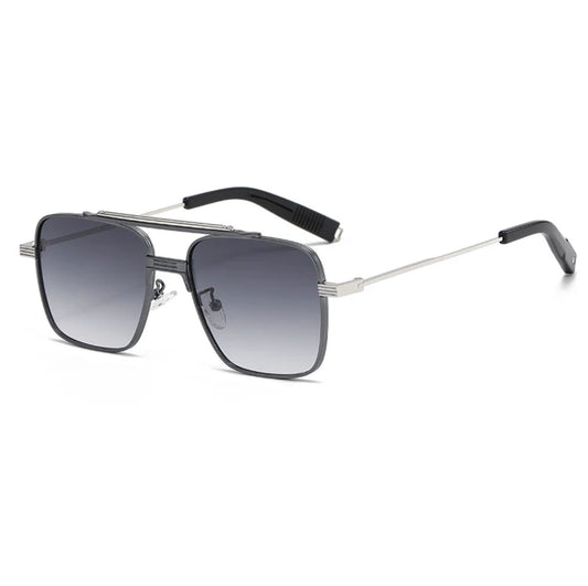 Ombra Aviator Sunglasses Grey/Silver