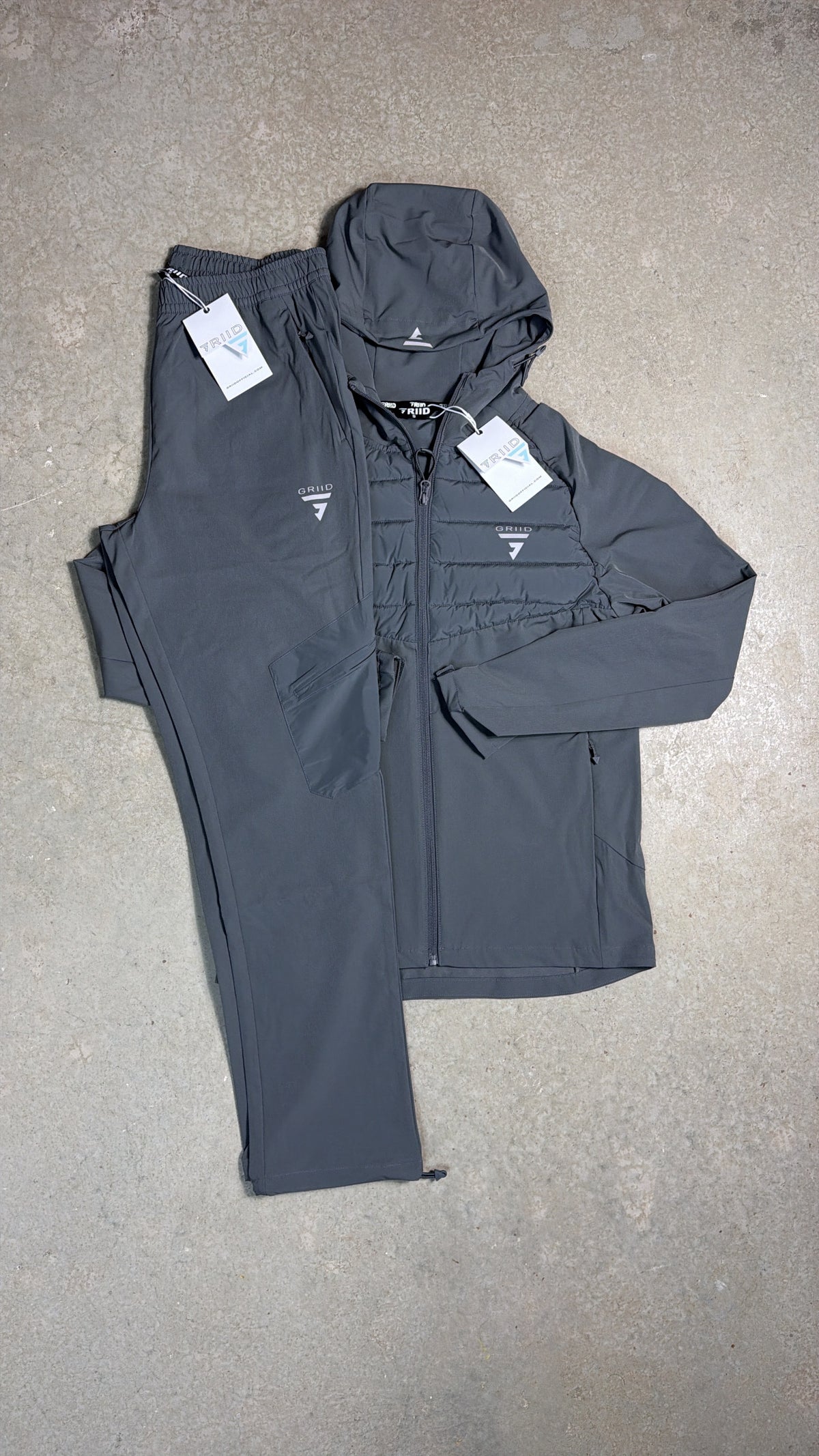 GRIID Hybrid Merge Tracksuit - Grey