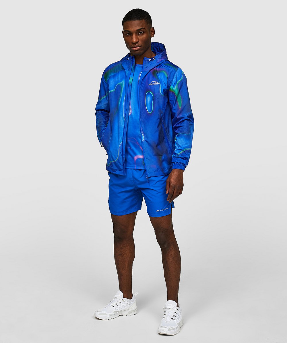 Monterrain Windrunner Shorts Set Liquid Blue