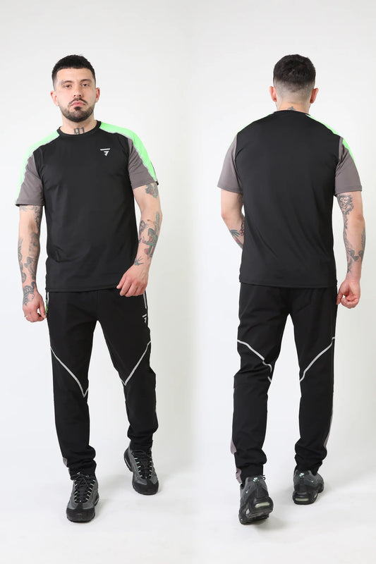 GRIID Reflect Tee Dark Black/Neon