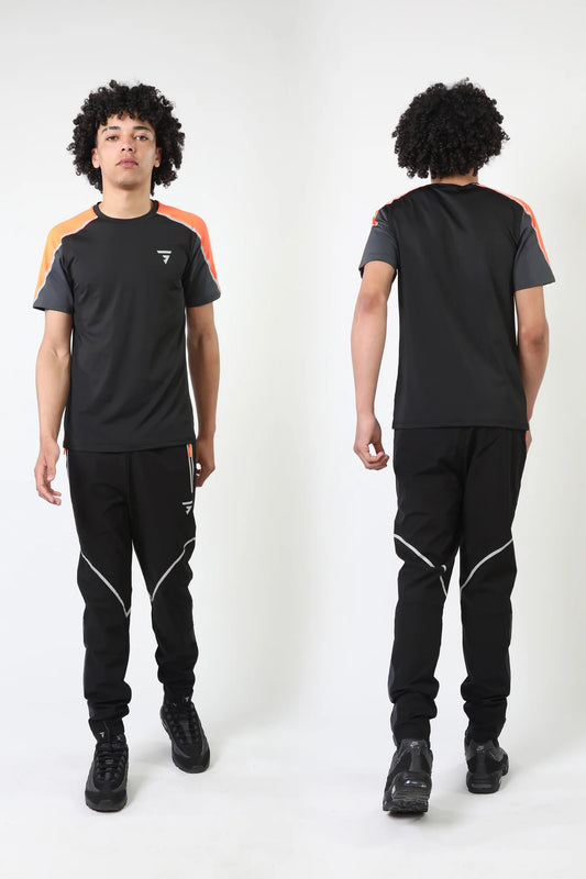 GRIID Reflect Tee Dark Black/Orange