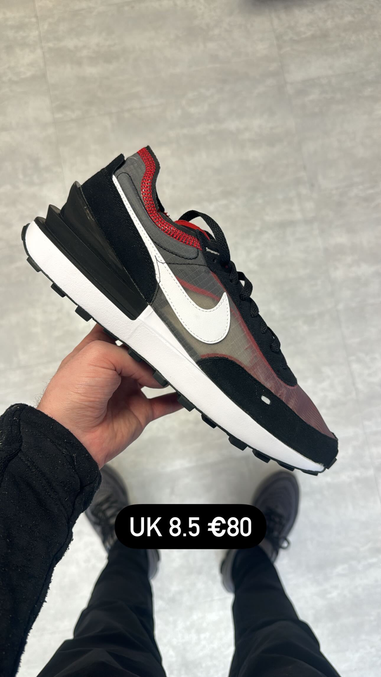 Nike Waffle Black Red