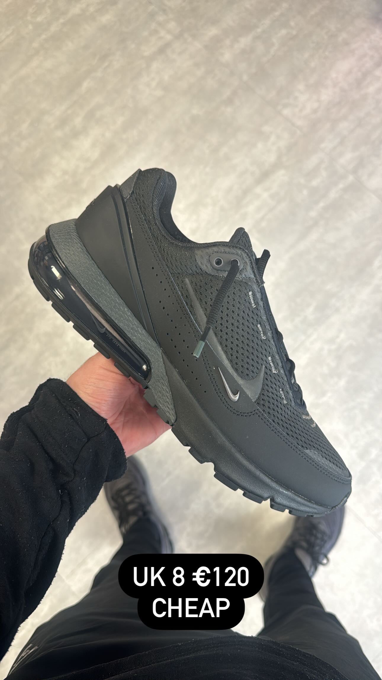 Nike React Pulse Triple Black