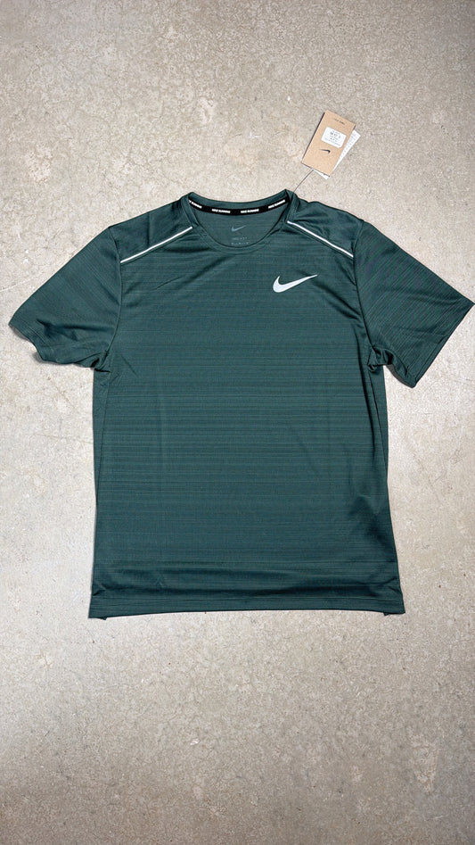 Nike Miler Tee - Forest Green