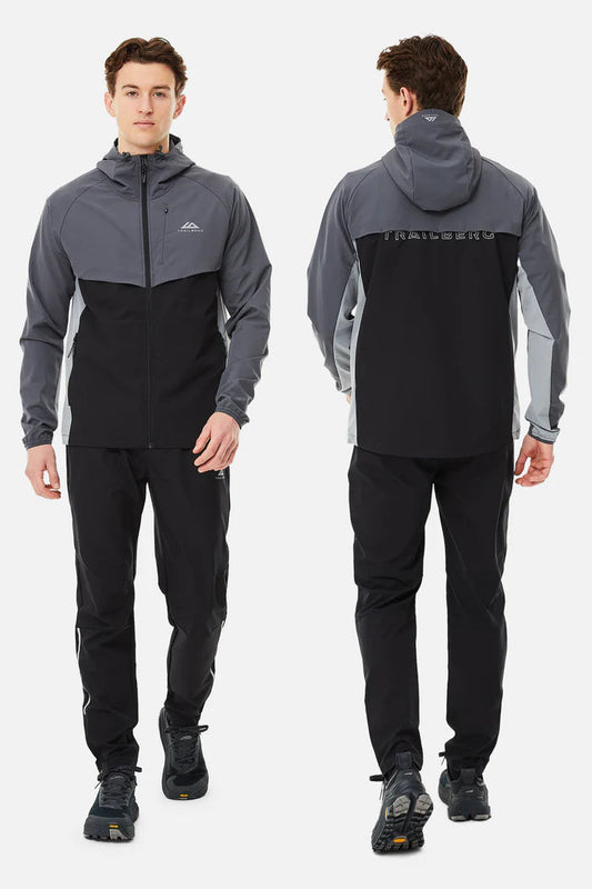 Trailberg - Tricolour Rapid Keyline Tracksuit
Black/Iron Grey/Moon Grey