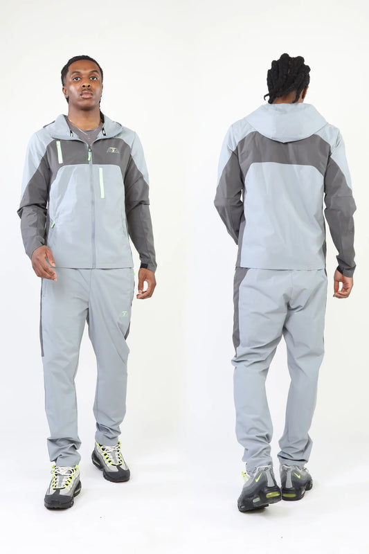GRIID Triple G Tracksuit - Storm Grey/Charcoal/Surge Green
