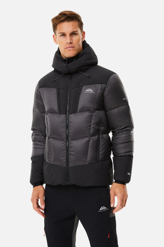 Trailberg Eiger Puffer Jacket - Black/Grey