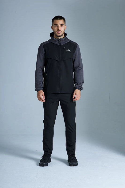 Trailberg Rapid Dash 2.0 Tracksuit - Black/Volcano Grey