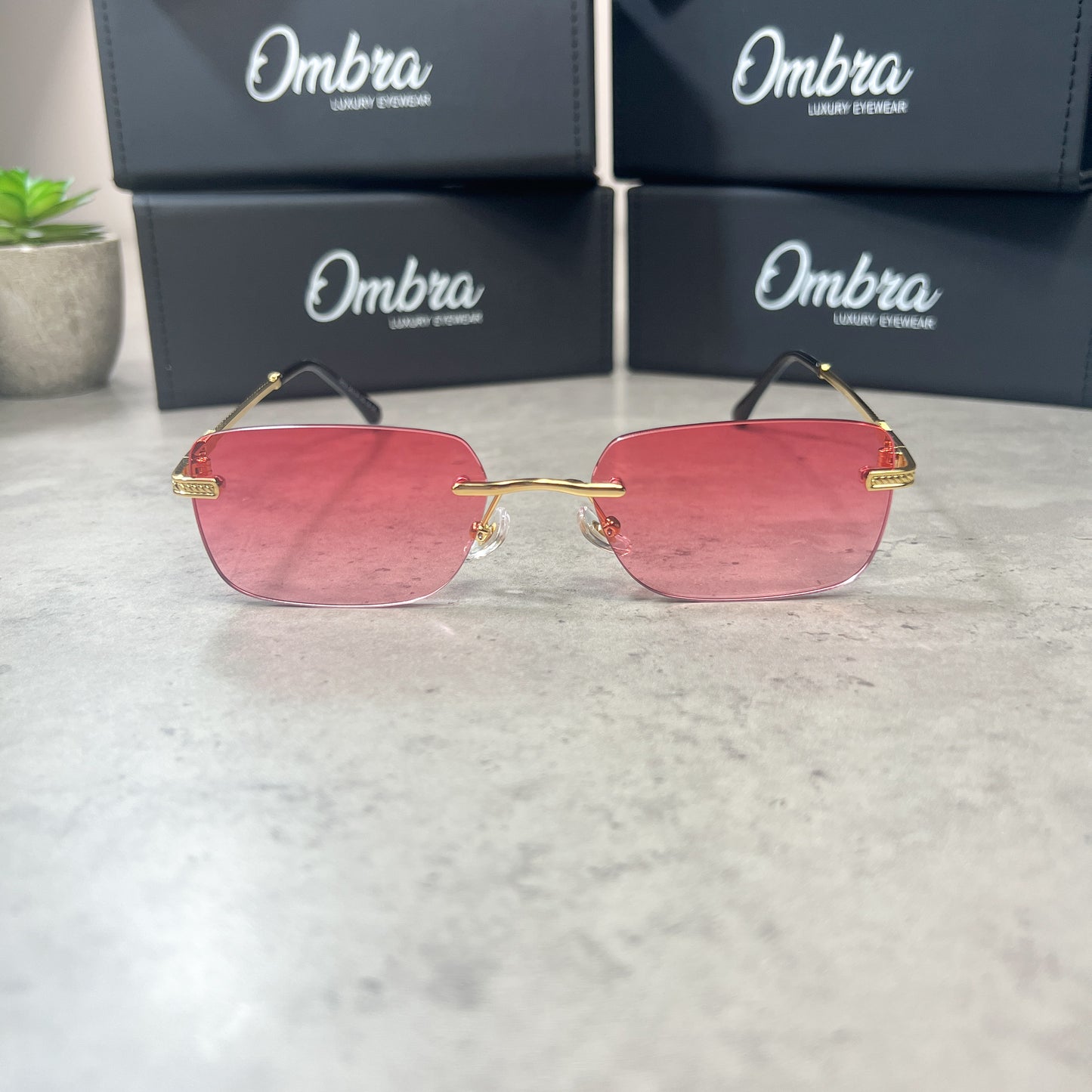 Ombra "Milan" Sunglasses Pink