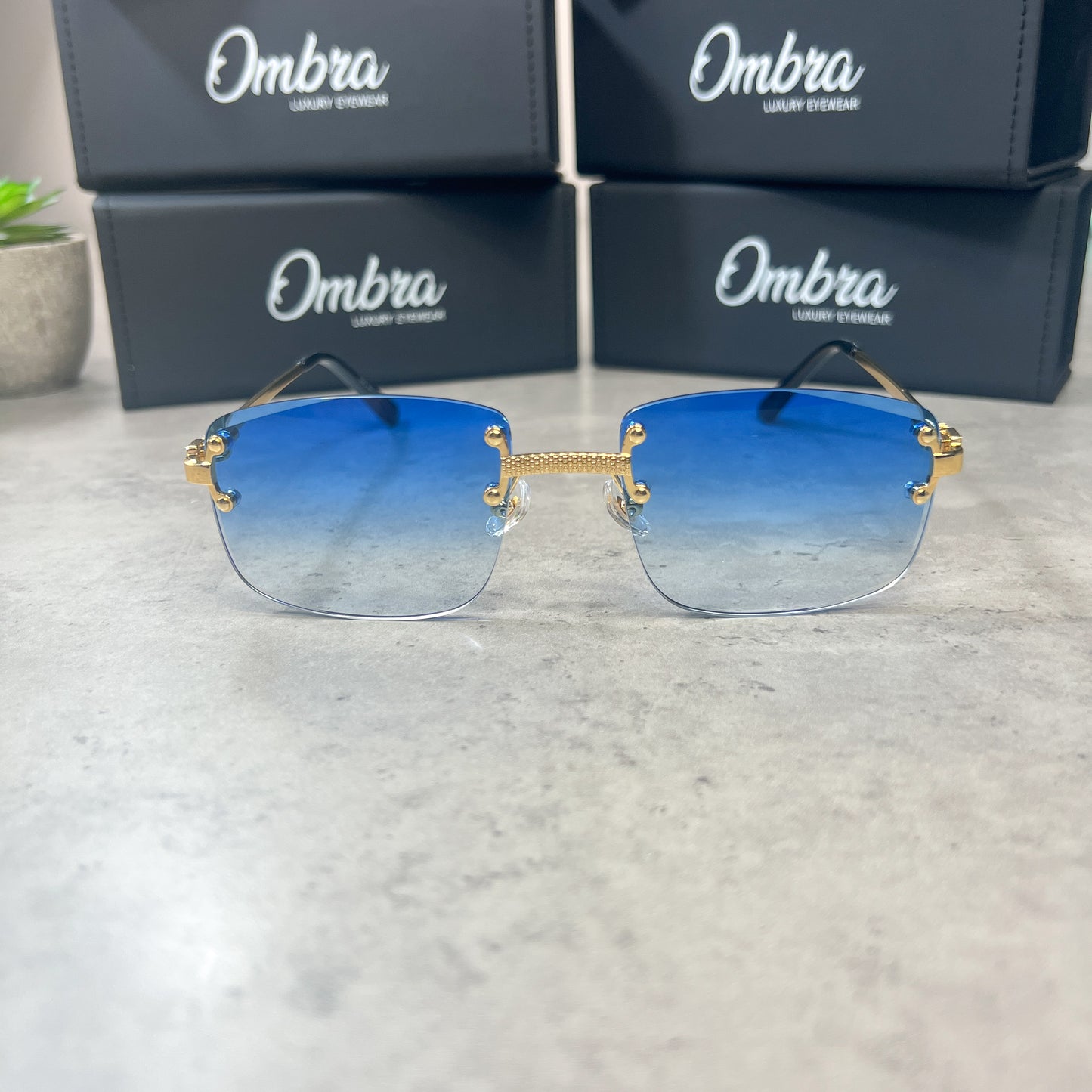 Ombra "Monte Carlo" Sunglasses Royal Blue